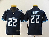 Youth Nike Titans 22 Derrick Henry Navy New Vapor Untouchable Player Limited Jersey,baseball caps,new era cap wholesale,wholesale hats